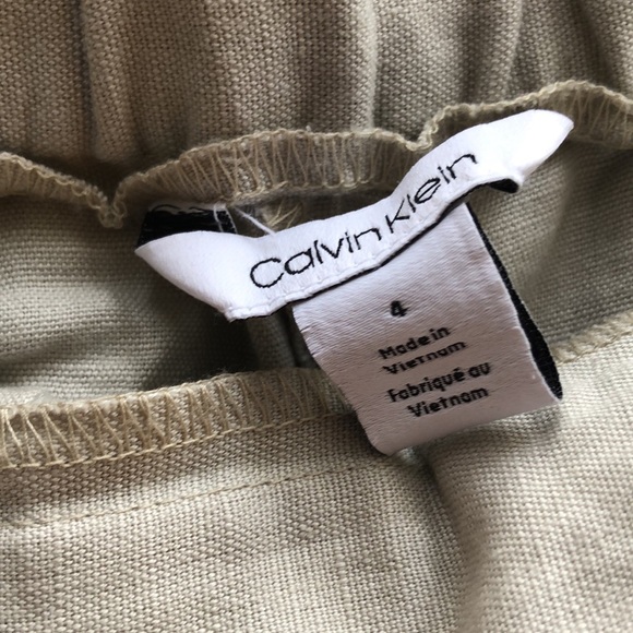 Calvin Klein linen drawstring shorts - Picture 7 of 9